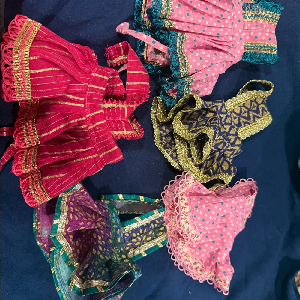 Colorful Traditional Doll Dresses
